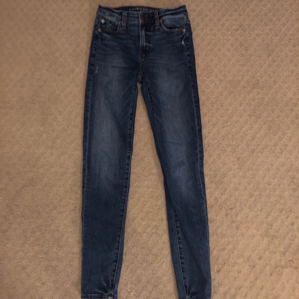 American Eagle super high rise jeggings